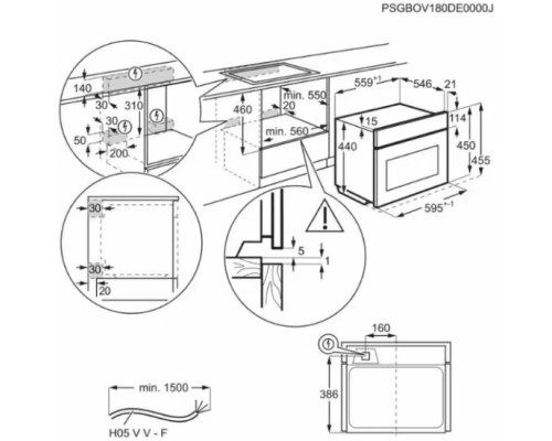 Встраиваемая микроволновая печь ELECTROLUX EVM6E46Z