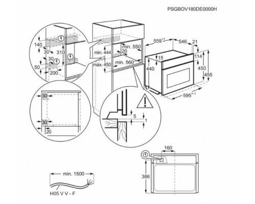 Встраиваемая микроволновая печь ELECTROLUX EVM6E46Z