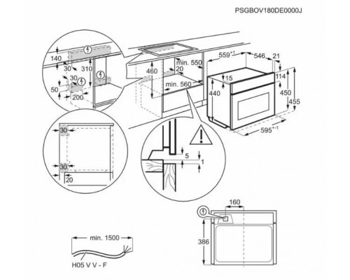 Встраиваемая микроволновая печь ELECTROLUX EVM6E46Z