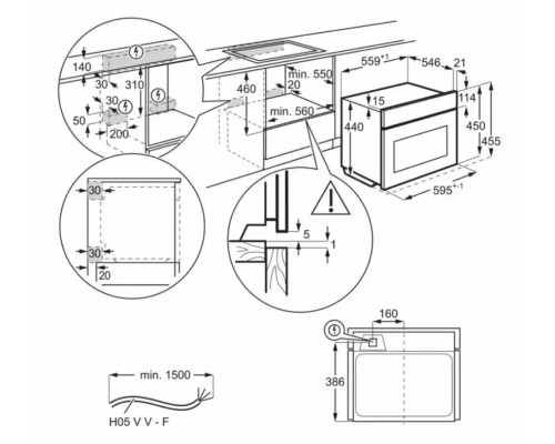 Встраиваемая микроволновая печь ELECTROLUX EVM8E08Z