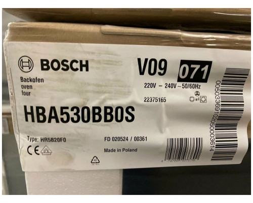 Духовой шкаф электрический Bosch HBA530BB0S