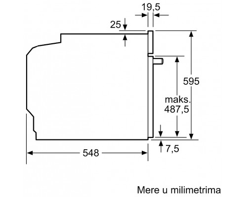 Духовой шкаф электрический Bosch HBA573BB1