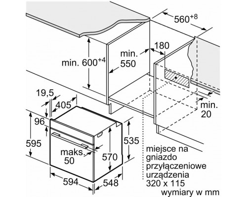 Духовой шкаф электрический Bosch HBA573BB1