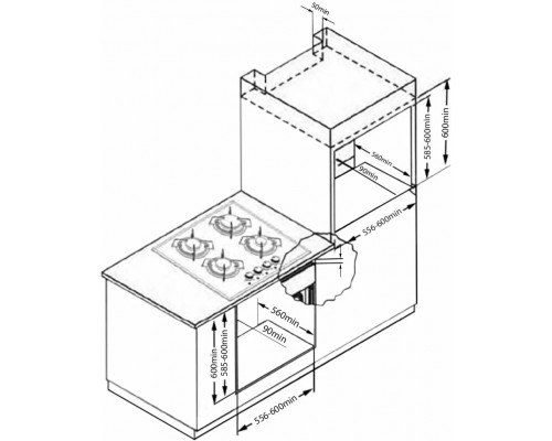 Духовой шкаф электрический EVELUX EO 640 PB