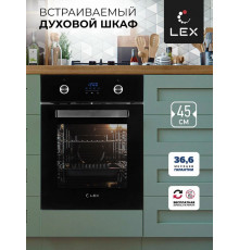 Духовой шкаф электрический LEX EDP 4590 BL Matt Edition