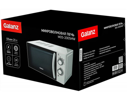 Микроволновая печь GALANZ MOS-2005MB черный