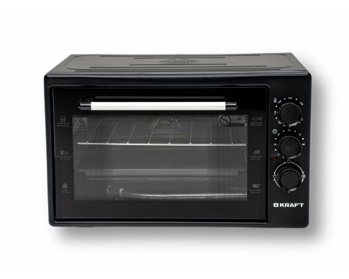 Мини-печь KRAFT KF-MO3801BL черный Мини-печь KRAFT KF-MO3801BL черный