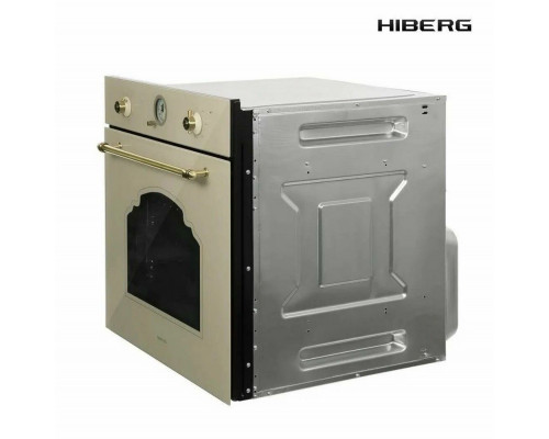 Духовой шкаф электрический HIBERG VM 6382 BR черный ретро