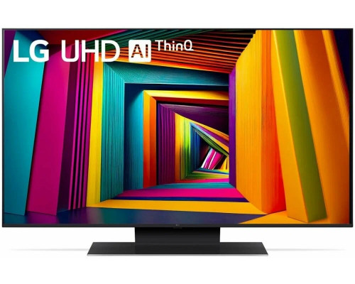 Телевизор LG 43UT91006LA.ARUB черный