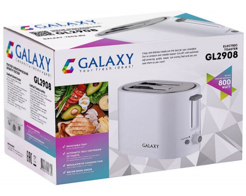 Тостер GALAXY GL 2908 Тостер GALAXY GL 2908