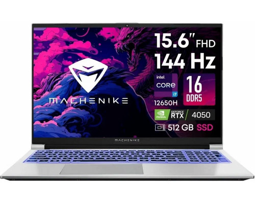 Ноутбук Machenike L15 Pro Pulsar XT 15.6 FHD IPS 144Hz/Intel Core i7 12650H/16GB/SSD512GB/RTX4050