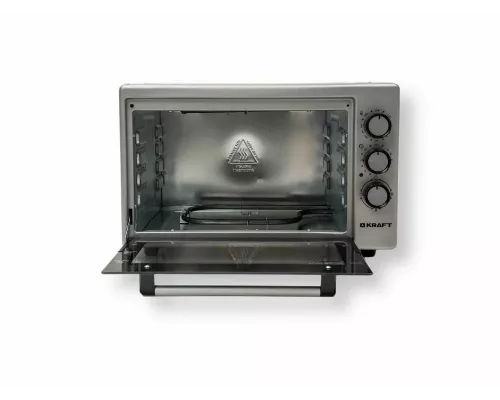 Мини-печь KRAFT KF-MO3800GR серый