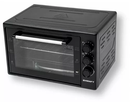 Мини-печь KRAFT KF-MO3801BL черный