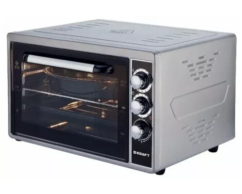 Мини-печь KRAFT KF-MO3801BL черный