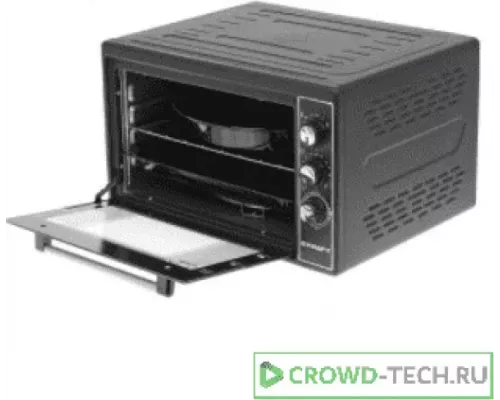 Мини-печь KRAFT KF-MO3801BL черный