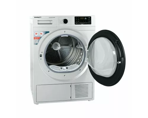 Сушильная машина KRAFT KF-DM1001HPW белый/черный