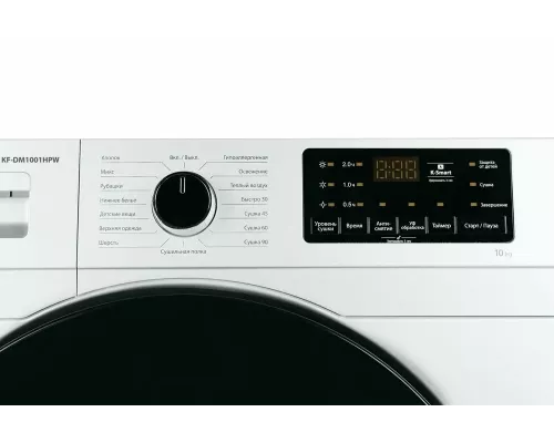 Сушильная машина KRAFT KF-DM1001HPW белый/черный