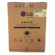 Сушильная машина LG DC90V3V6W белый/черный