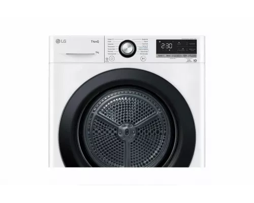 Сушильная машина LG DC90V3V6W белый/черный