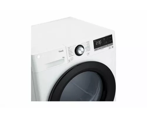 Сушильная машина LG DC90V3V6W белый/черный