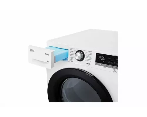 Сушильная машина LG DC90V3V6W белый/черный