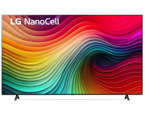 Телевизор LG 86NANO80T6A.ARUB черный