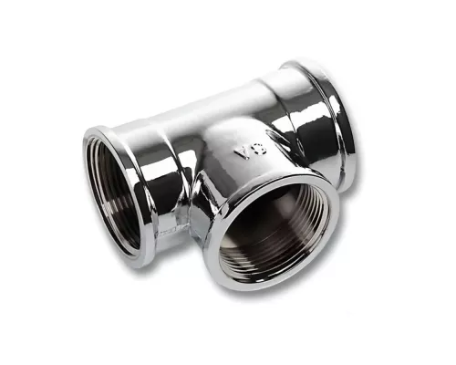 Тройник 1" ВР (хром) HLV