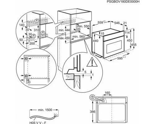 Встраиваемая микроволновая печь Electrolux EVM6E46Z