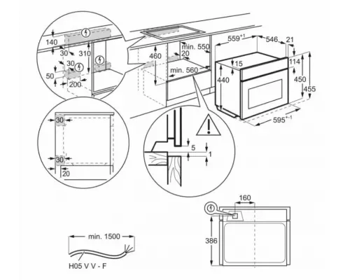 Встраиваемая микроволновая печь Electrolux EVM8E08Z
