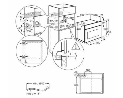 Встраиваемая микроволновая печь Electrolux EVM8E08Z