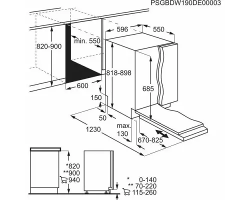 Встраиваемая посудомоечная машина AEG FSK73727P