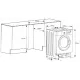Встраиваемая стиральная машина Hansa WDHG814BIB