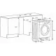 Встраиваемая стиральная машина HOMSair WMB1486WH