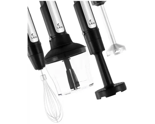 Блендер LEX LX10011-2 черный/сталь