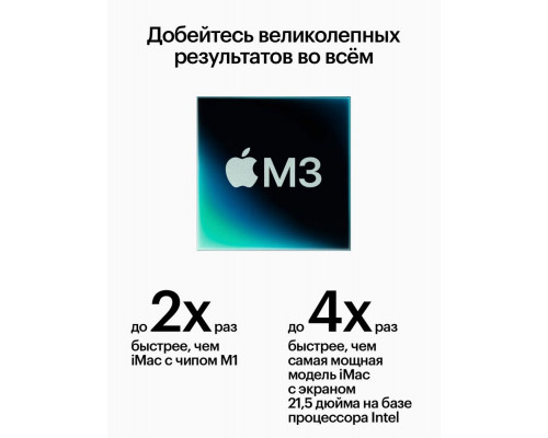 Моноблок iMac 24 8/8-Core M3 8/256Gb Blue