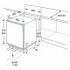 Встраиваемый морозильник NORDFROST NFB 150 W