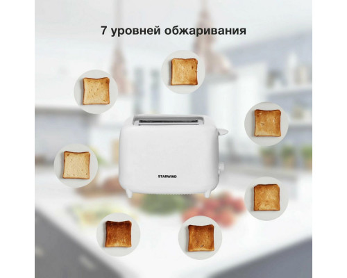 Тостер StarWind ST7001 белый Тостер StarWind ST7001 белый