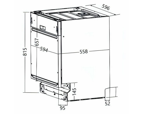 Встраиваемая посудомоечная машина THOMSON DB30L52I03 60см