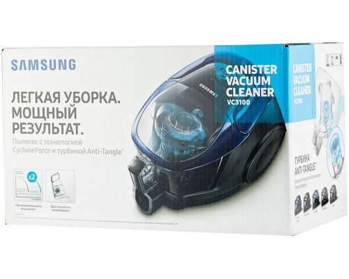 Пылесос SAMSUNG VC18M3120VU голубой