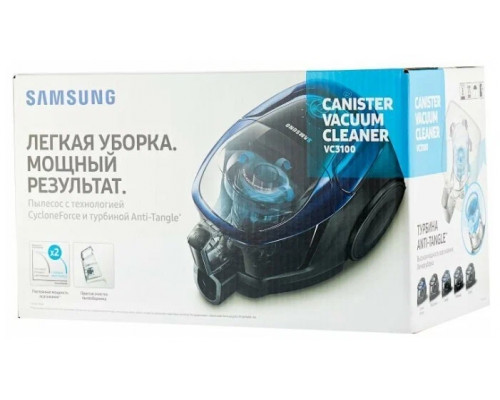 Пылесос SAMSUNG VC18M3120VU голубой