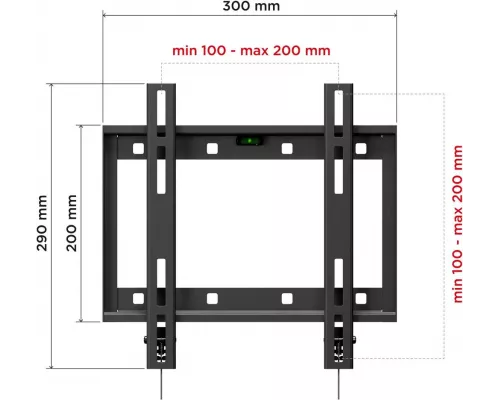 Кронштейн Holder LCD-F2608 черный
