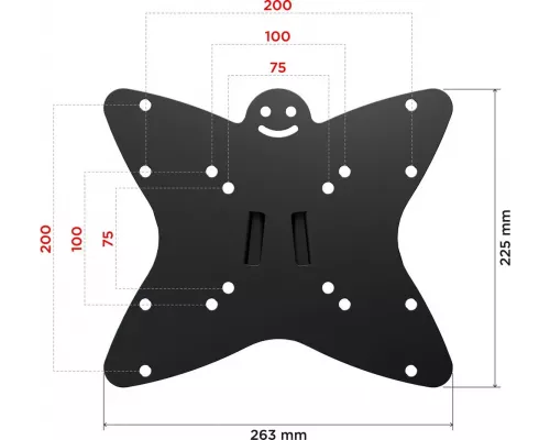 Кронштейн Holder LCDS-5051 металлик