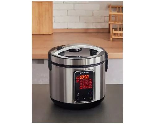 Мультиварка Hyundai HYMC-2400 серебристый/черный