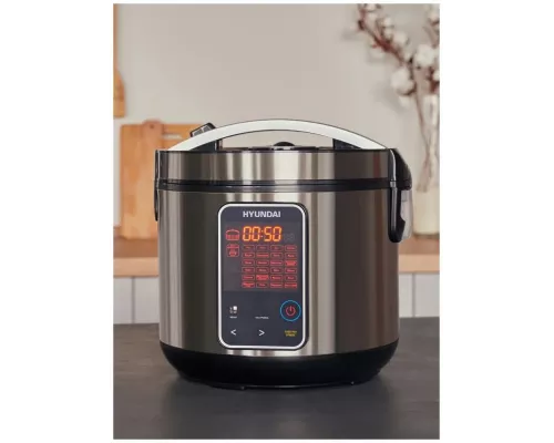 Мультиварка Hyundai HYMC-2400 серебристый/черный