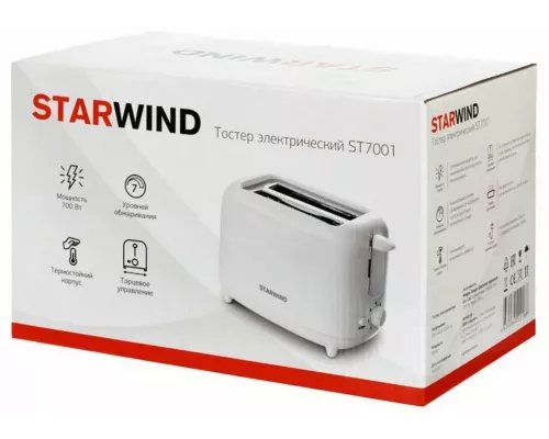 Тостер StarWind ST7001 белый
