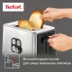 Тостер Tefal TT420D30 серебристый/черный