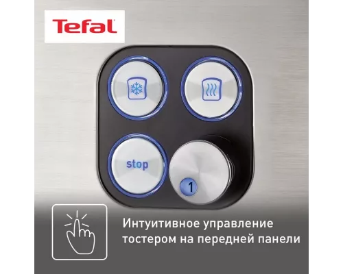 Тостер Tefal TT420D30 серебристый/черный