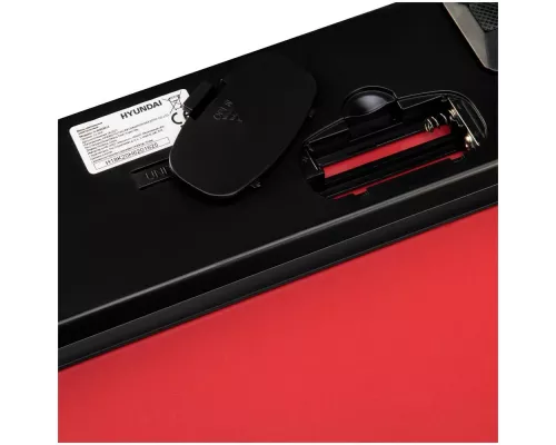 Весы напольные Hyundai H-BS03612 красный