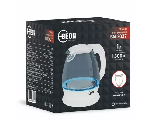 Чайник BEON BN-3027 стекло
