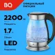 Чайник BQ KT1702G черный-сталь
